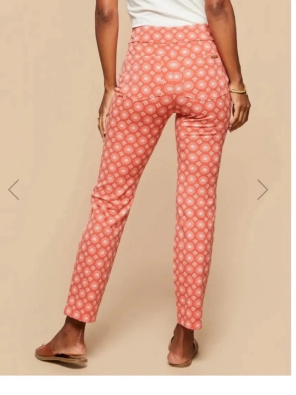 SPARTINA 449 MAREN PULL-ON PANT PATTERN HOUSE BOHO CIRCLES size Small - Picture 2 of 7